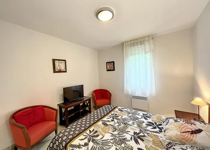 דירה F2 Climatise A Lamalou-les-bains, Terrasse, Proche Centre Et Thermes, Animaux Acceptes - Fr-1-451-167 *